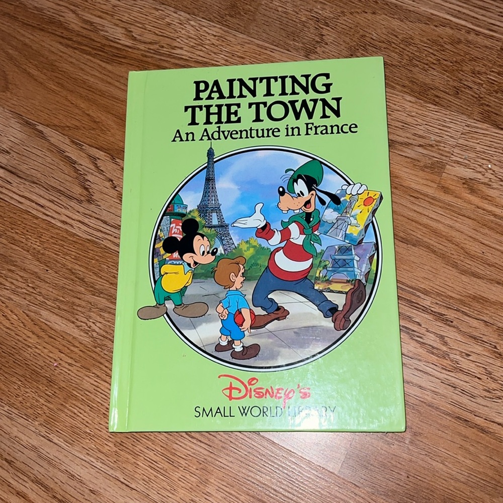 Disney Book Painting The Town An Adventure In France